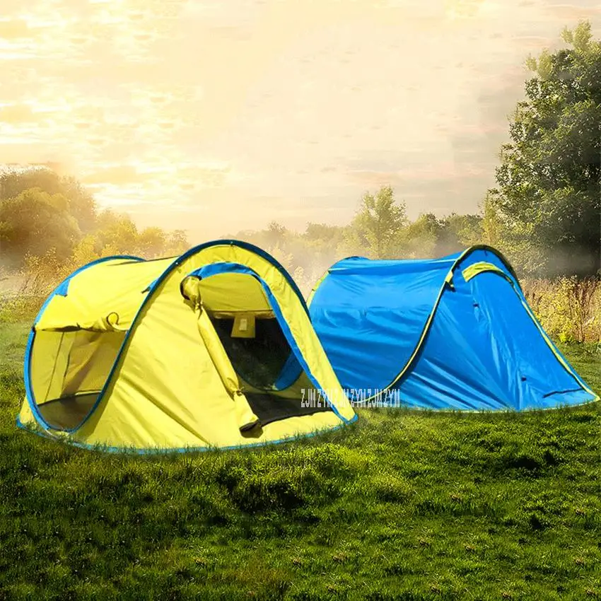 

Складная палатка LBT001, автоматическая палатка для кемпинга и отдыха на открытом воздухе, двухместная, без подкладки