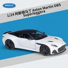 Welly литая под давлением модель автомобиля 1:24 Classic Aston Martin DBS Superleggera, металлическая модель автомобиля из сплава, игрушечный автомобиль для детей, коллекция подарков