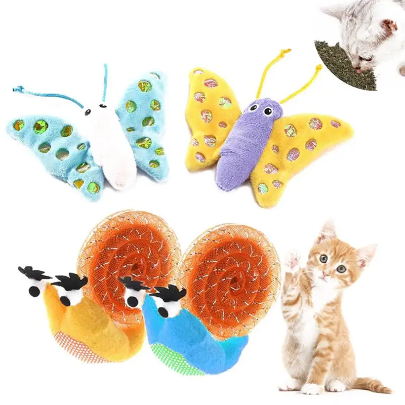 

4 шт., игрушка для кошек С Кошачьей Мятой