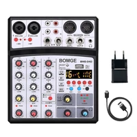 sound card 46 channel mixer 4 channel audio mixer usb 16dsp effect interface sound card with bluetooth compatible