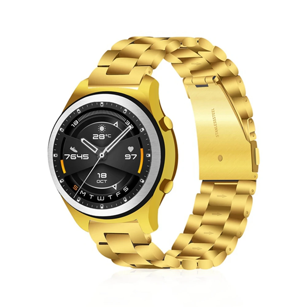 

Ремешок из нержавеющей стали для Samsung Galaxy 3 Watch 42 46 мм Gear S3 Active2 Classic, металлический быстросъемный браслет, 22 мм 20 мм