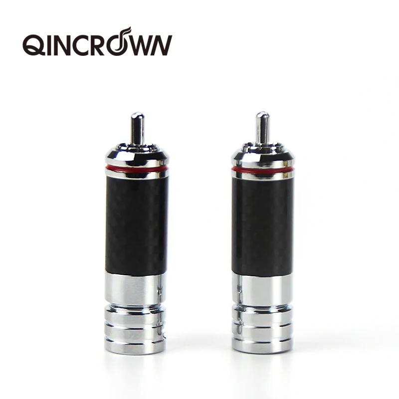 

4PCS Plated RCA Audio Connector with Solderless Lock