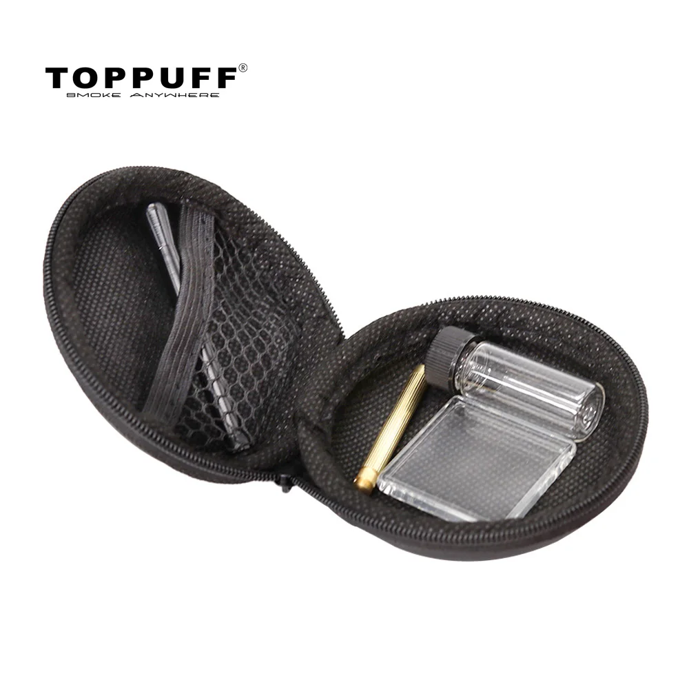 Набор для табака TOPPUFF латунная ложка алюминиевая трубка стеклянное стекло