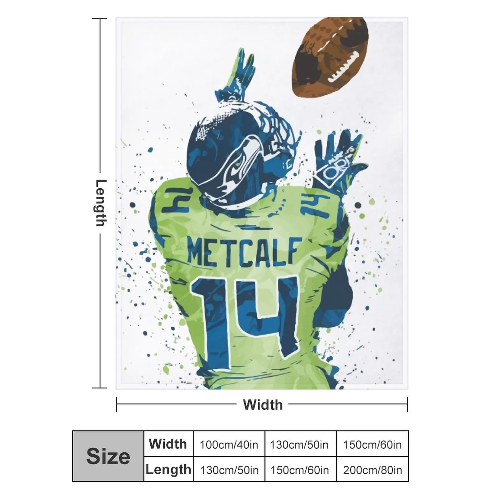 

Blanket 14 DK Metcalf Ultra Soft Micro Fleece Cozy Lightweight Microfiber Flannel All Season Living Room Bedroom Vertical