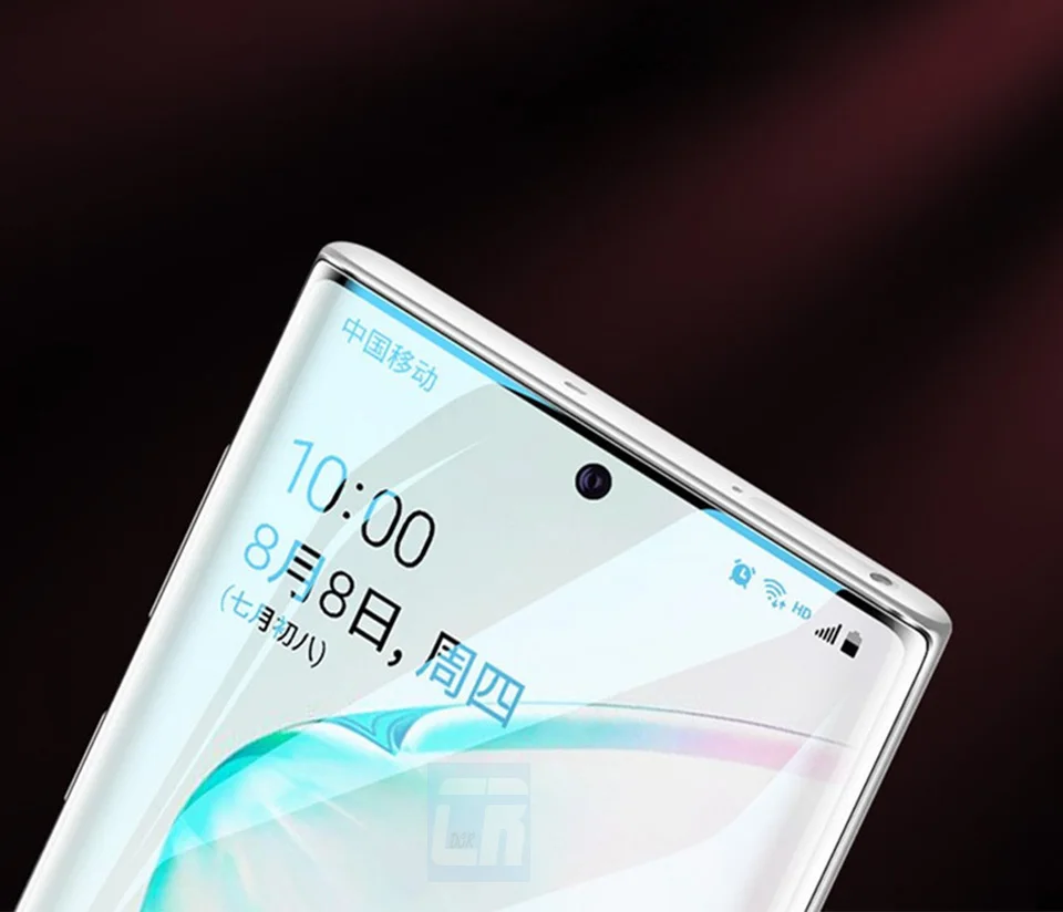 3 шт закаленное стекло для samsung Galaxy Note 8 9 10 Plus 200D полный закругленный протектор экрана Защитная пленка samsung S10 S9 S8 Plus