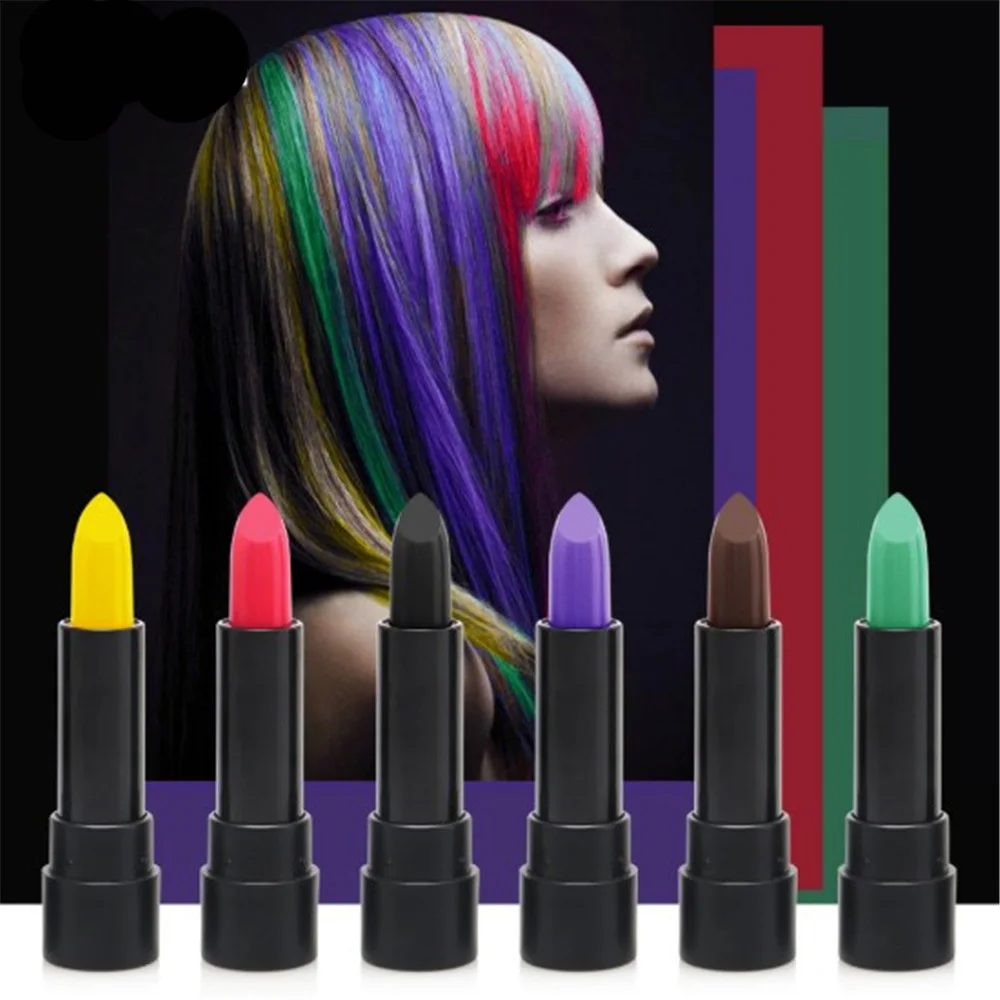 

Colorful One-time Hair Dye Eco-friendly High-quality Fast Hair Dye Pen Diy Long-lasting Styling Makeup Stickcover Up White Hair