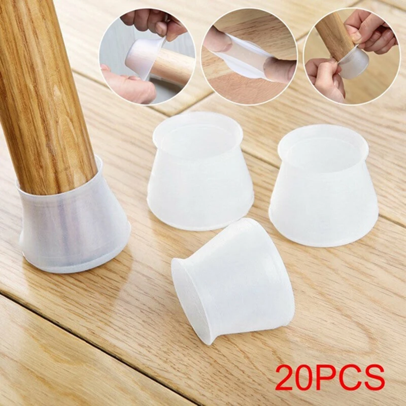 

Silicon Furniture Leg Protection Cover Table Feet Pad Floor Protector for Home Chair Leg Floor Protection Anti-slip Table Legs