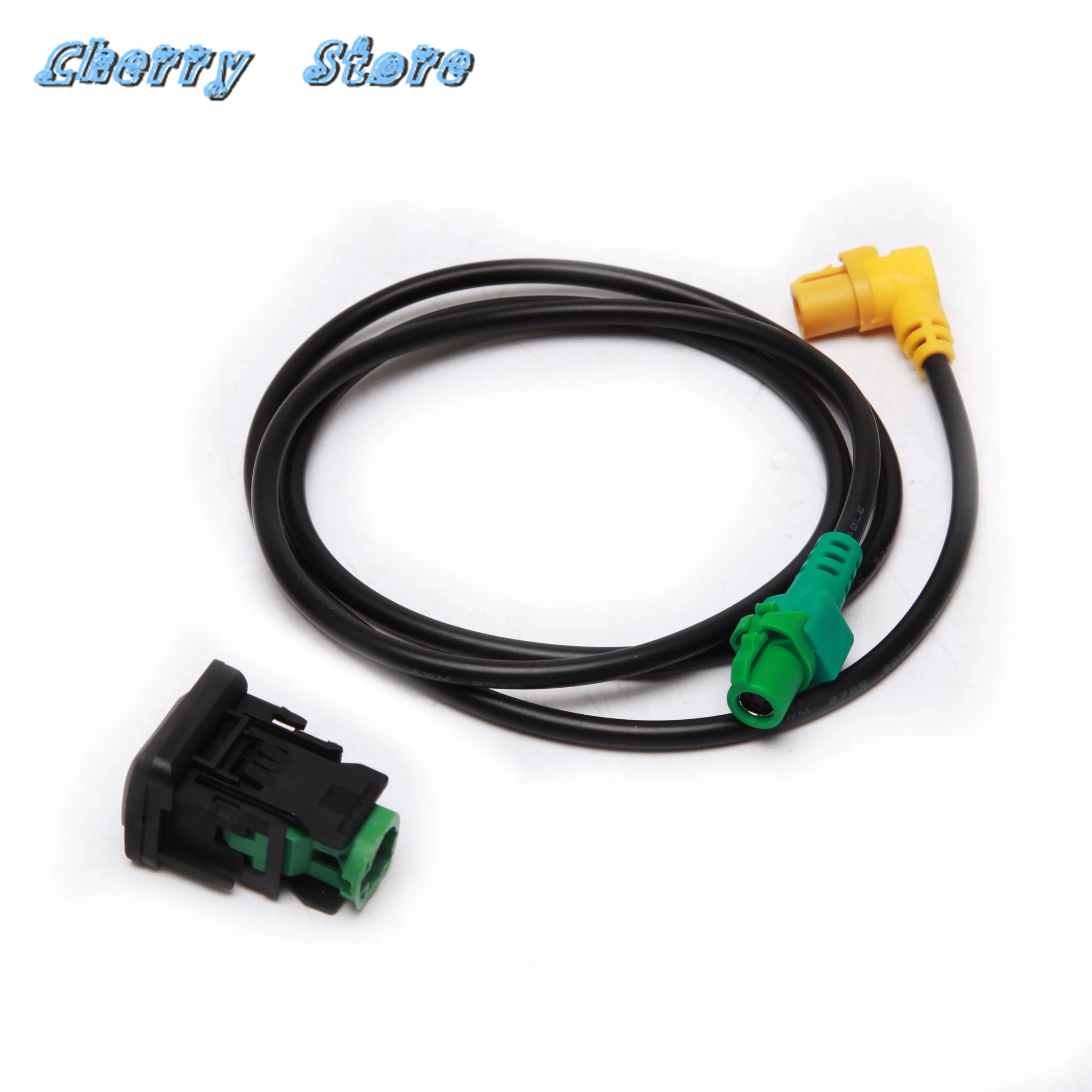 

Новинка 5KD 035 726 A RCD510 USB вход USB разъем переключатель + USB кабель жгут для VW Passat B6 Golf Jetta Scirocco RCD310 RNS315