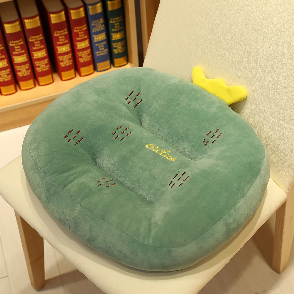 cactus cushion A 35*35*55 см летняя Шейная Подушка для сна полдень Подушка офисный школьный стул подушка морковь клубника медленный подарок для друзей - Цвет: cactus cushion A
