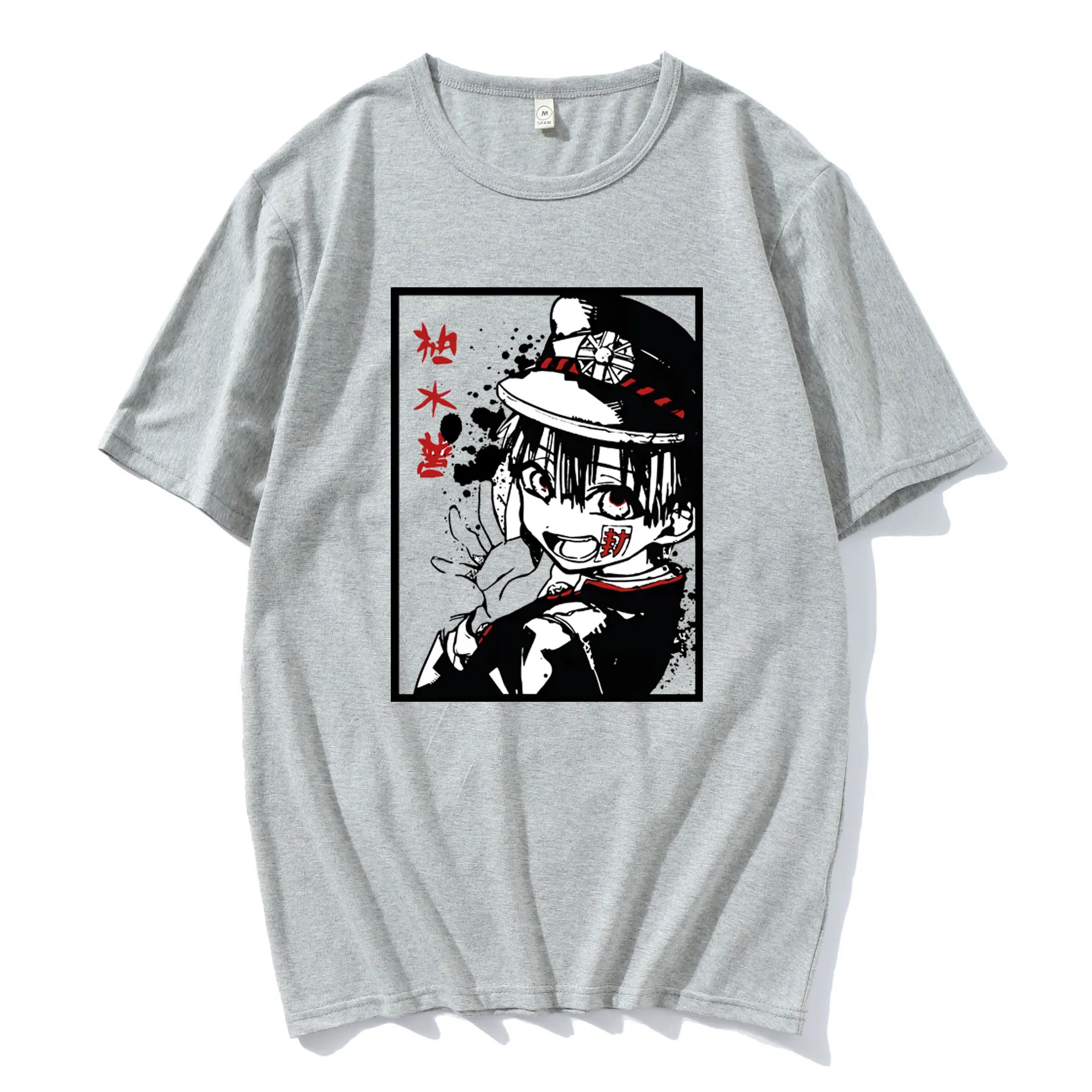 

Anime Toilet-Bound Hanako-kun Pattern Print T-shirt Male Kawaii Cartoons Casual Short Sleeve Unisex Hipster Creativity Tshirt