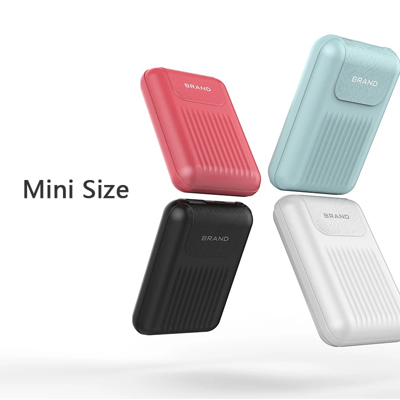 Мини 10000 мАч Power Bank для iPhone 8 Plus Xiaomi Mi аккумулятор зарядное устройство Внешний