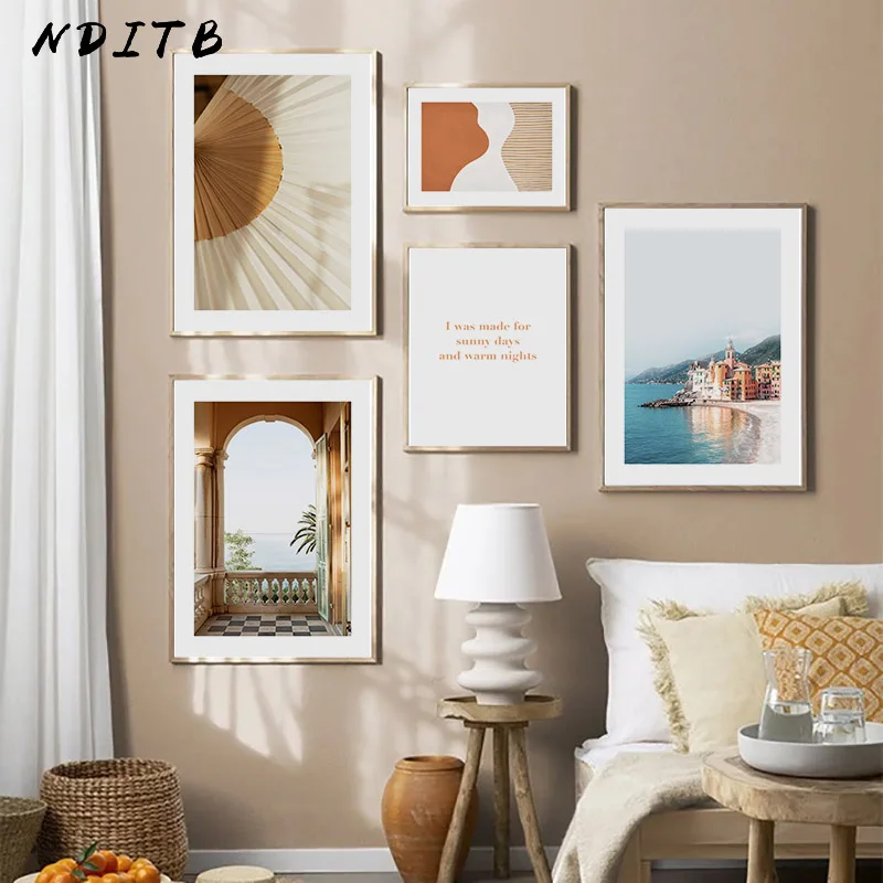 Настенная живопись картина с изображением скандинавских пейзажей | Дом и сад