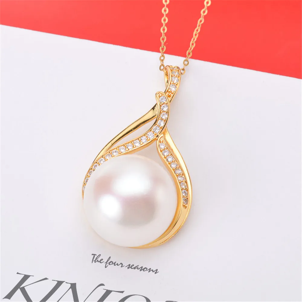 

DIY аксессуары жемчужные S925 стерлингового серебра тональный крем, четки основа Подвески Пустой Поддержка для женщин ювелирные изделия делая...