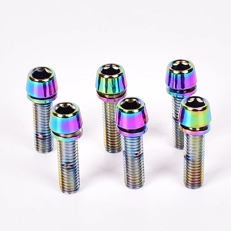 M5 * 18 мм титановое покрытие руль для велосипеда болт с головкой фиксации тормоза