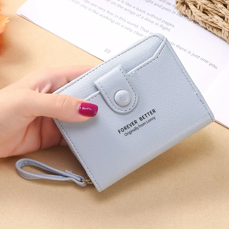 Женский кошелек 2021 дамские короткие кошельки клатч для денег маленький складной