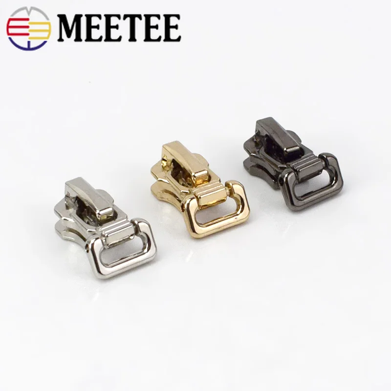 Металлическая застежка молния Meetee 5 # 10/20 шт. фиксатор головки для сумок одежды