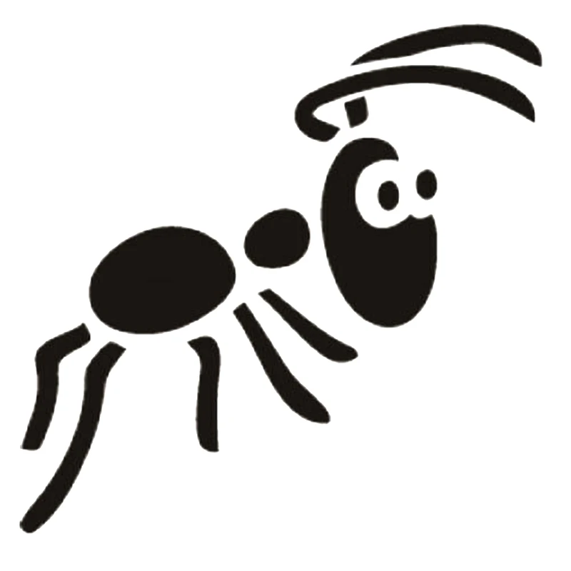 10*10 см Виниловая наклейка с муравьями автомобильное окно для стенок бампера авто