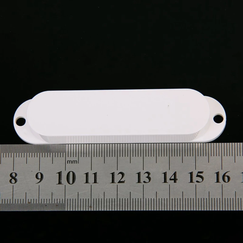 Set of 3 White Single Coil Pickup Cover for Electric Guitar with Oval Indented Jack Output Plate Jackplate and Socket | Спорт и