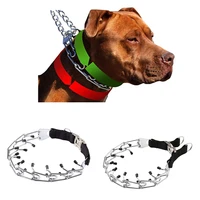 chain collar pet dog training neckleck chain pet locator stimulation dog special stimulation with black cover collar supplies