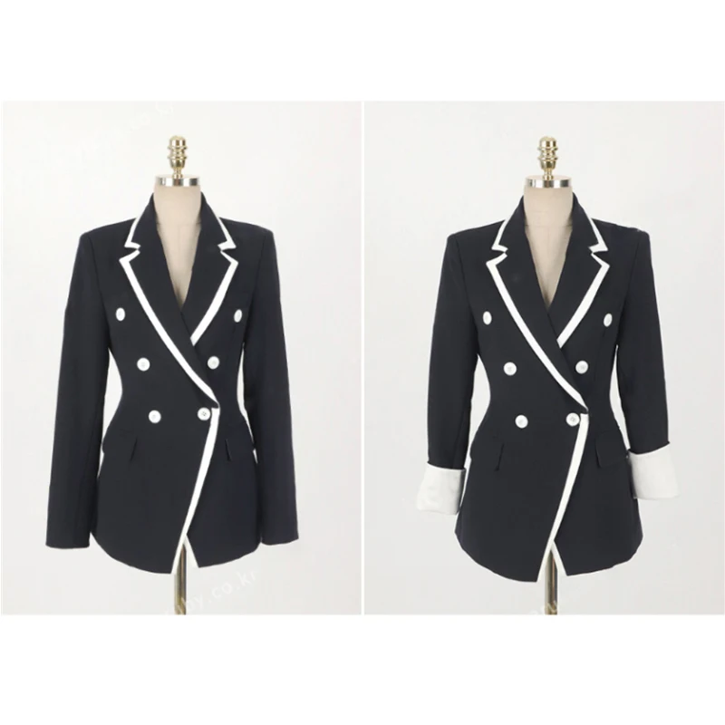 Mozuleva модный двубортный Женский блейзер элегантный женский брючный костюм в