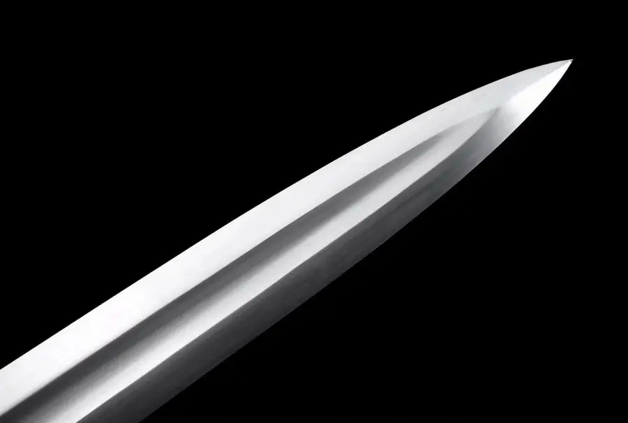 Quality WUSHU Sword Chinese characteristic Groove Manganese Steel straight Blade Cloud Jian