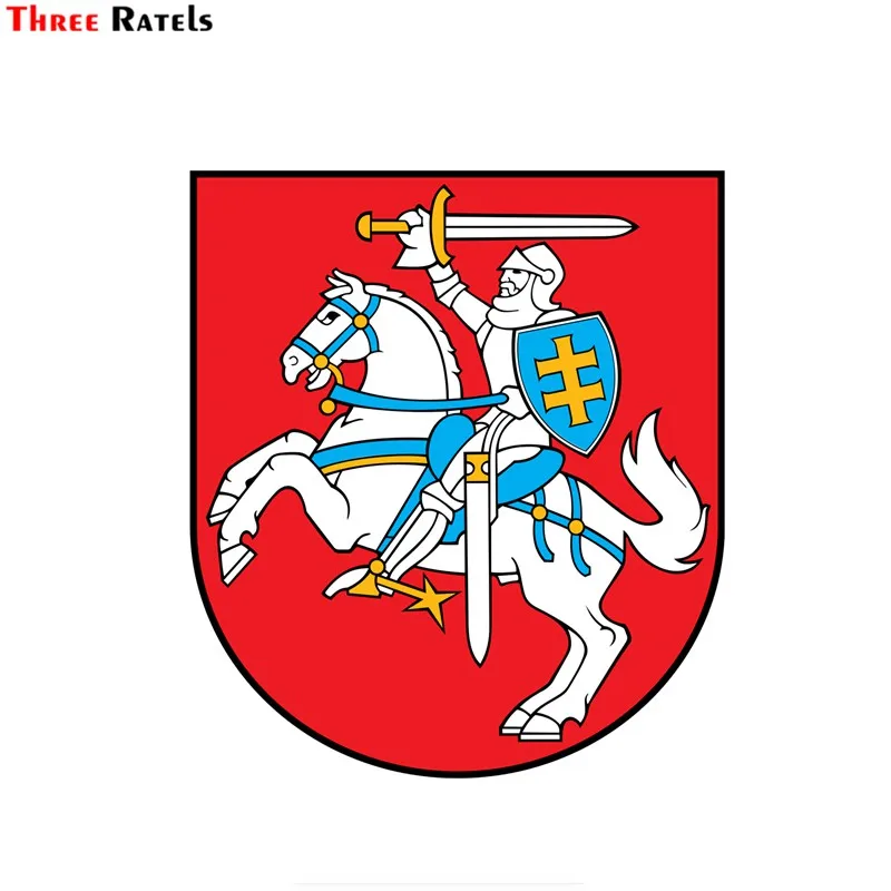 Три ratels FTC 706 # Национальный флаг эмблема герб Литва оконная Настенная Наклейка на