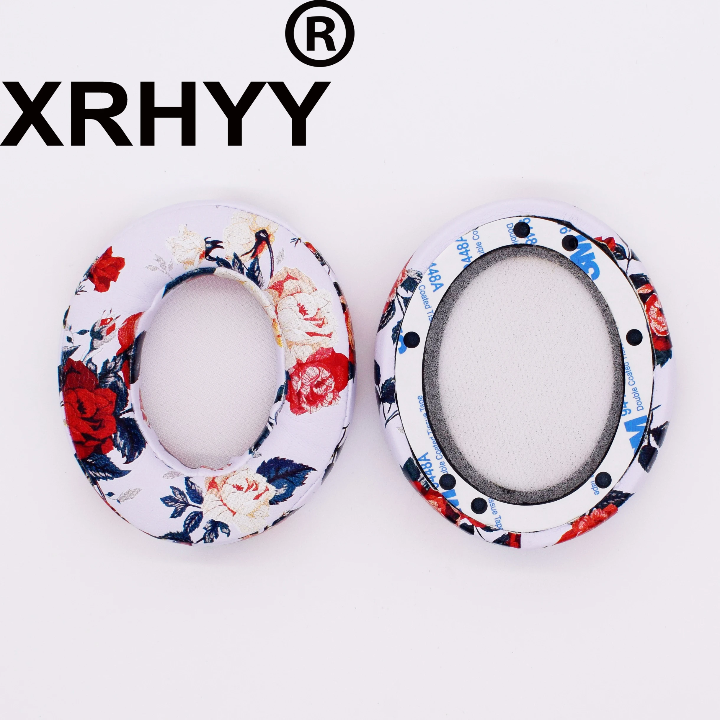 XRHYY сменная подушка для наушников для Beats Studio 2,0 Studio 2 Студио 3,0 Студио 3 Проводные/беспроводные Накладные наушники-белый цветок