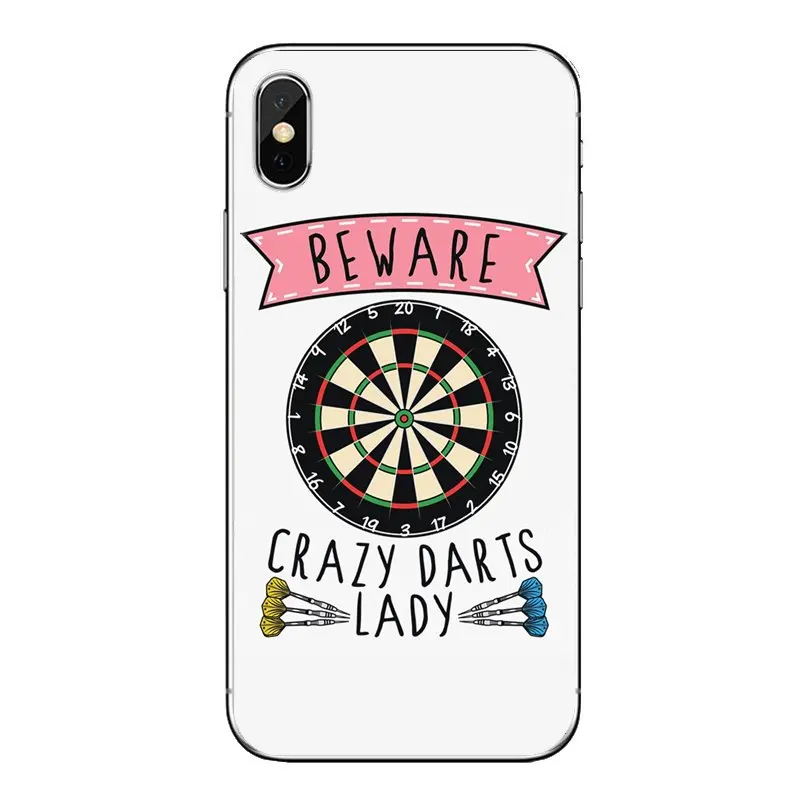 Fashion Simple Dart Games Transparent Soft Cover Bag For Huawei Honor 5A LYO-L21 Y6 II Compact Y5 2 Y5II Mate 10 Lite Nova 2i 9i |