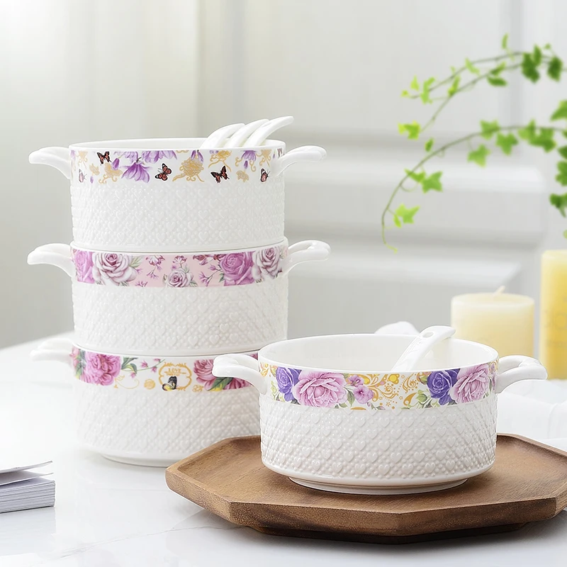 Керамическая чаша Uniho для рамен суп искусственная салата мороженого фруктов риса