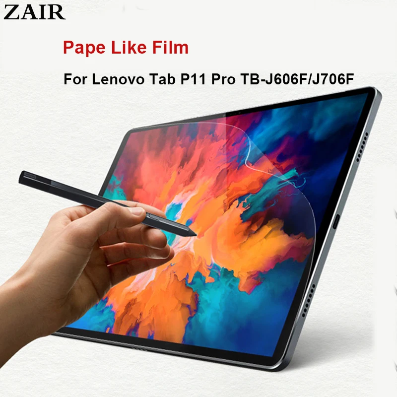 Paper Touch Screen Protector For Lenovo Tab P11 11'' TB-J606F Anti Reflection Matte PET Film Pro 11.5'' TB-J706F |
