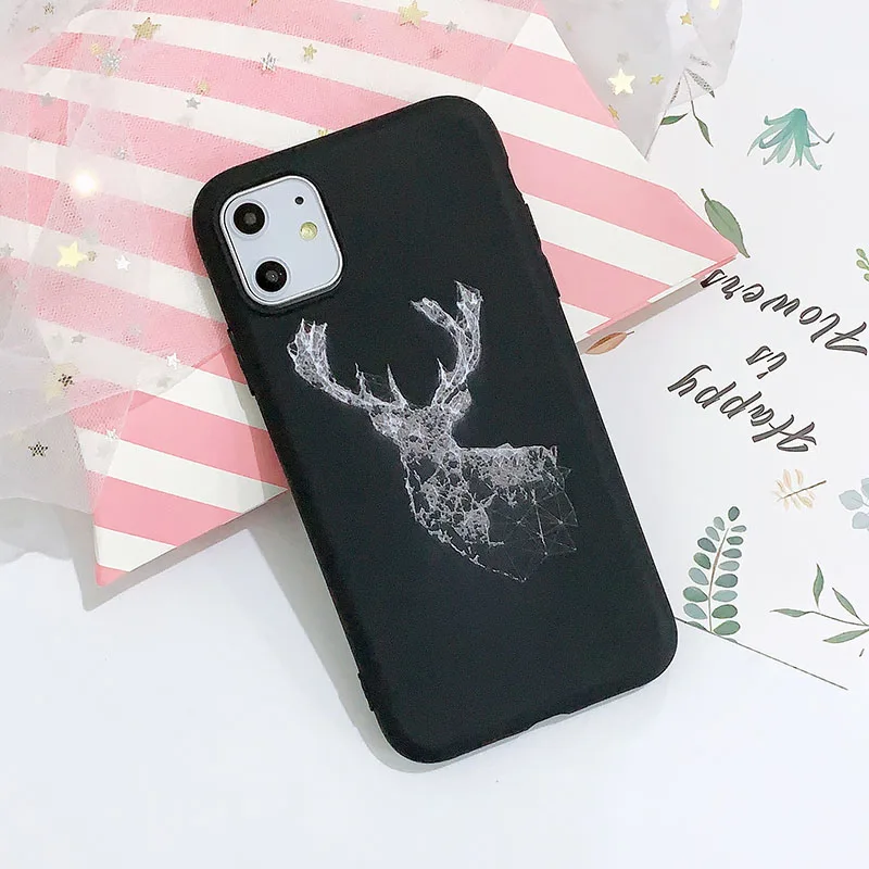 Фото Черный чехол для iphone 7 p/xr/x/xs/11/11 pro max защитный из ТПУ мягкий телефона cas Мобильные Черный чехол для iphone 7 p/xr/x/xs/11/11 pro max защитный из ТПУ мягкий телефона cas Мобильные