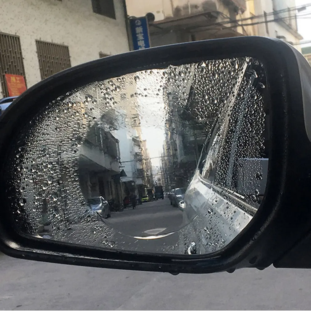 

2PCS Car Rearview Mirror Protective Film Anti Fog Window Clear Rainproof Waterproof Rear View Mirror Protective car accessories