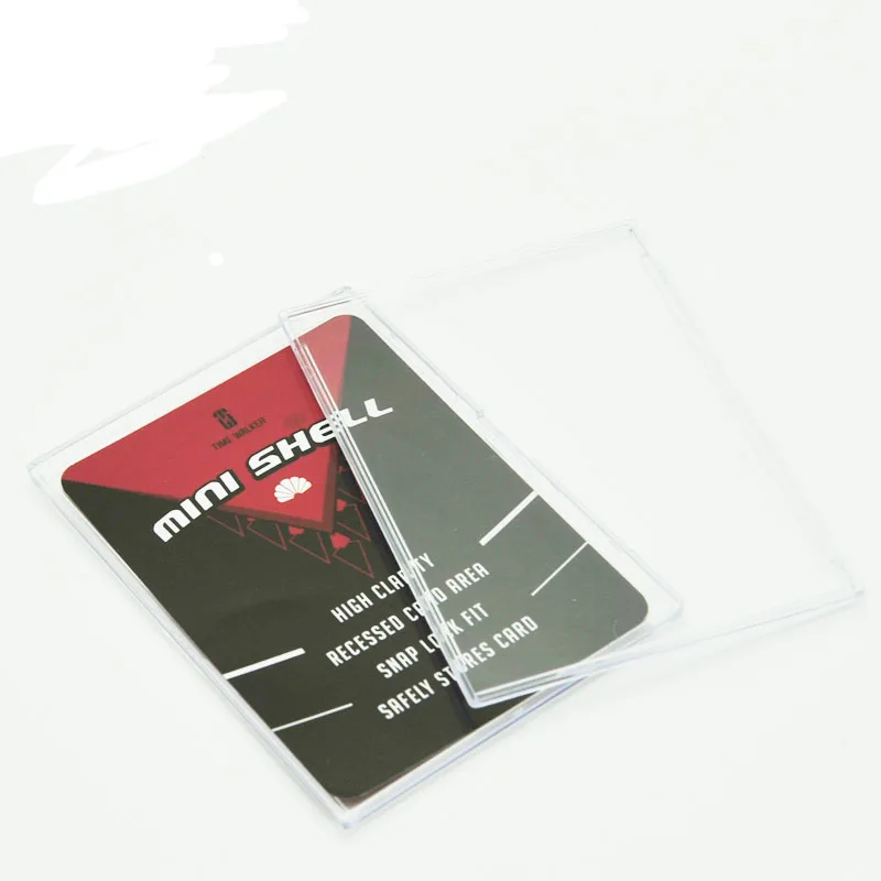 Piezas de MINI carcasa de tarjeta TW para portatarjetas MTG/MGT/TCG/PKM, Protector de tarjetas de tres pa&iacute;ses para matar, 94x70x5mm, 50 unids/paquete-3