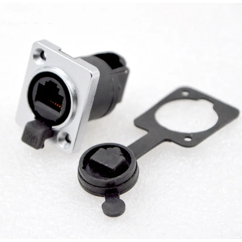 Водонепроницаемый Сетевой коннектор RJ45 удлинитель с прямой головкой 10 шт. |