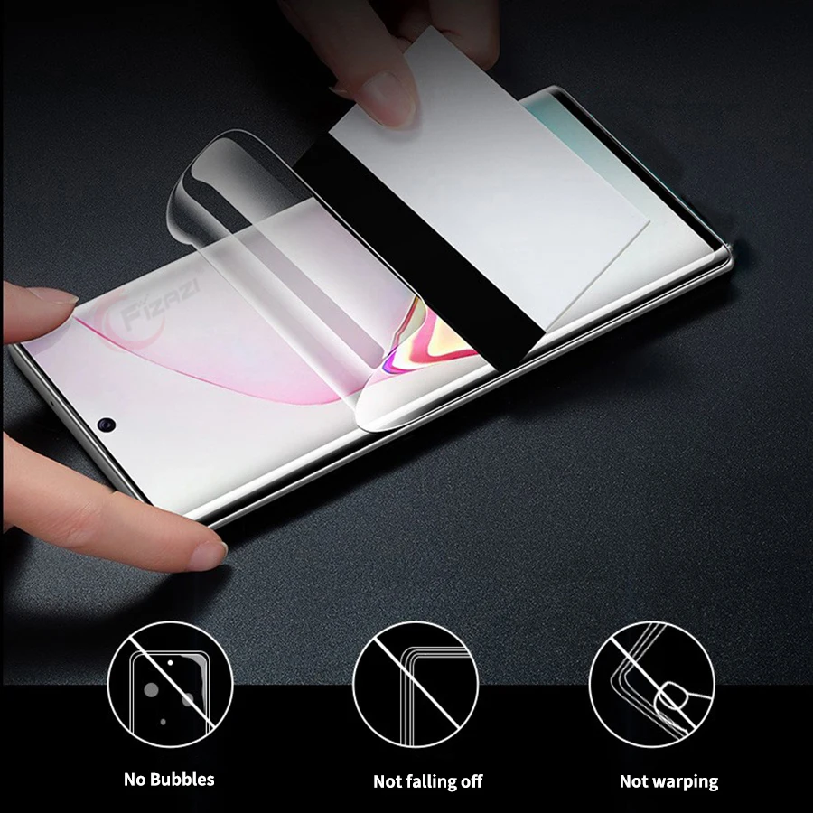 3D полное покрытие Защитная мягкая пленка для samsung Galaxy S10 S9 S8 S10e Note 10 Plus Pro 9 8 A50 A70 Гидрогелевая пленка не стекло