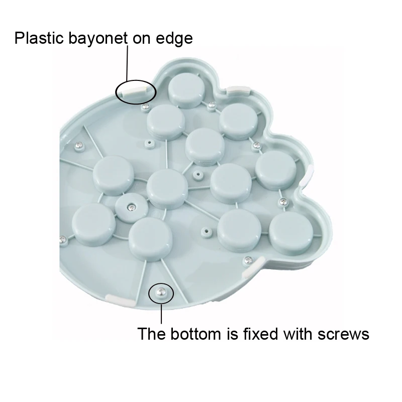 Медленная кормушка для кошек миска еды поворотная головоломка игрушки медленно