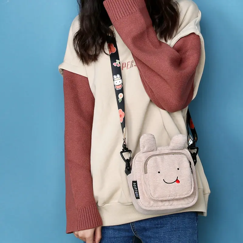 Оригинальный дизайн милая сумка-мессенджер с кроликом Женская осенне-зимняя