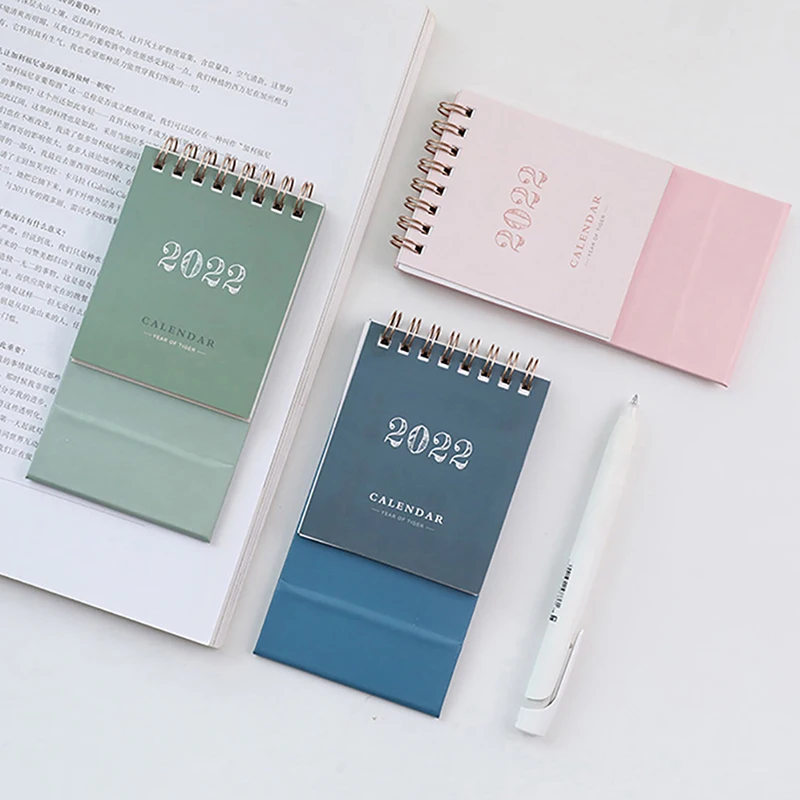 2022 милый мини портативный Настольный календарь школьные и офисные аксессуары