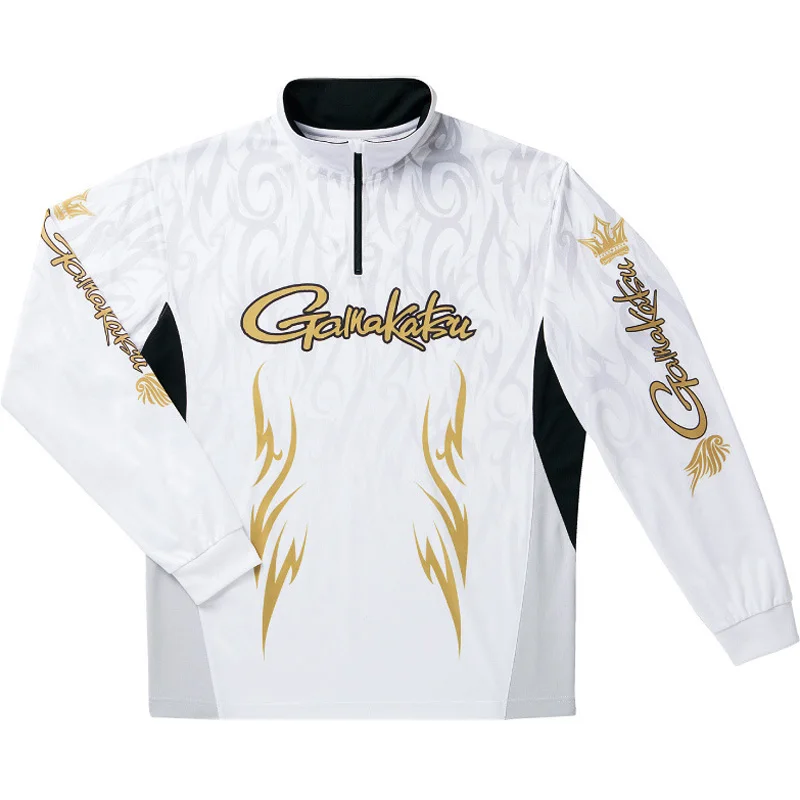 

2018 Summer Gamakatsu New Fishing Long Sleeve Clothes Anti Mosquito Ultrathin Outdoor Sunscreen Breathable blouse