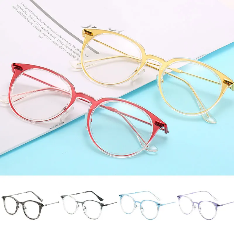 

Vintage Eyewear Glasses Fashion Women's Alloy Frame Eyewear Glasses Frame Jewelry Punk Sunglasses & Goggles Fake Glasses