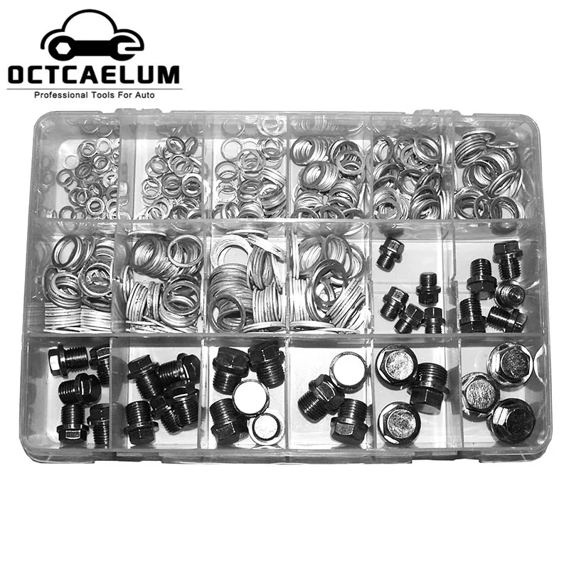 534 шт. автомобильная коробка передач отстойник масляная пробка винты алюминиевый