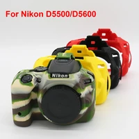 casing nikon d5500d5600 camera bag soft silicone rubber protective body cover case skin