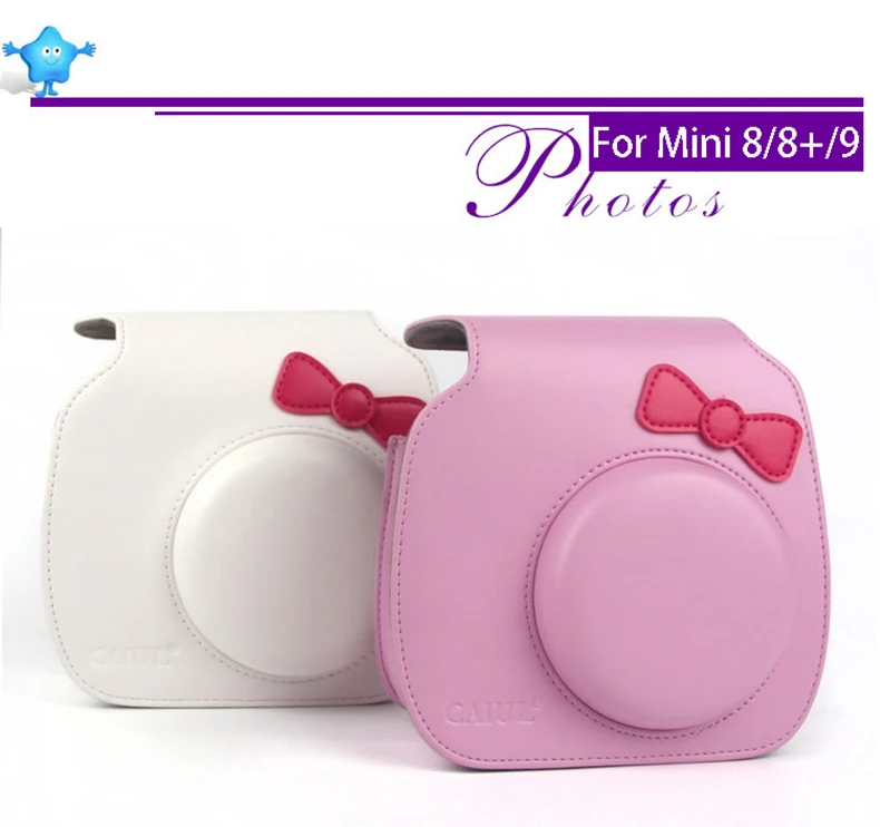 Fujifilm Instax Mini camera Bag ColorfuI мгновенный аксессуар для камеры из искусственной кожи чехол с плечевым ремнем для Instax Mini 9 Min8 8
