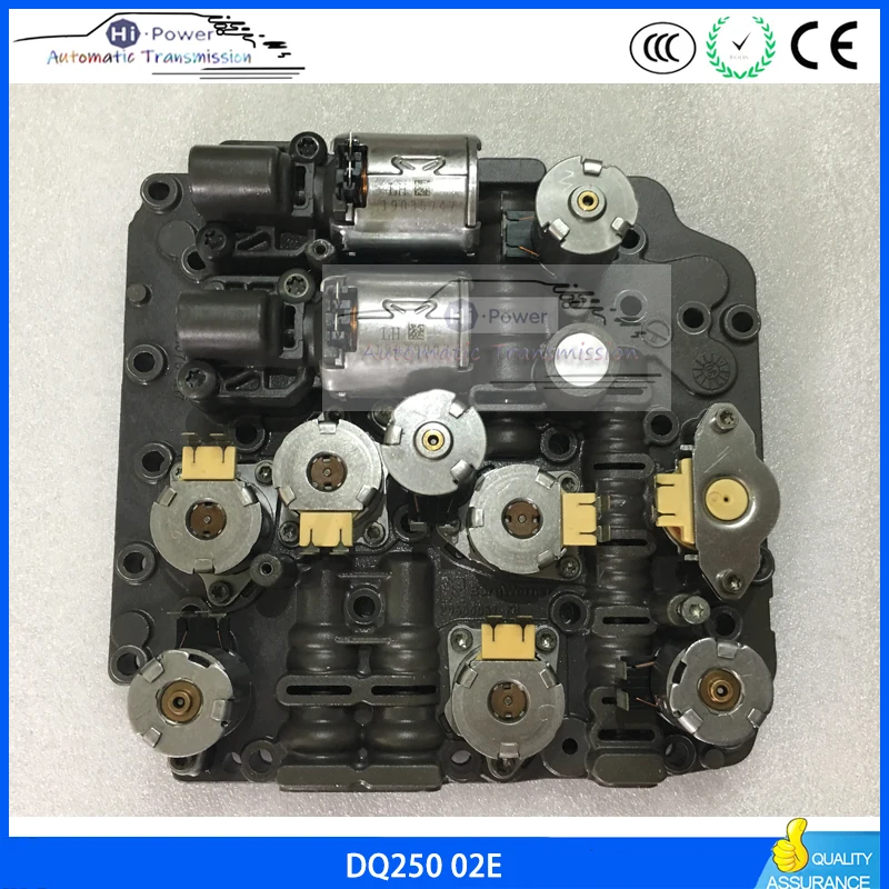 OEM 02E DQ250 Соленоид управления трансмиссией и корпус клапана для Audi Q3 A3 TT Skoda VW Beetle