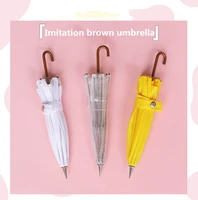 6 point bjd sd blythe yosd doll with 20 cm photo accessories mini simulation brown handle prop umbrella