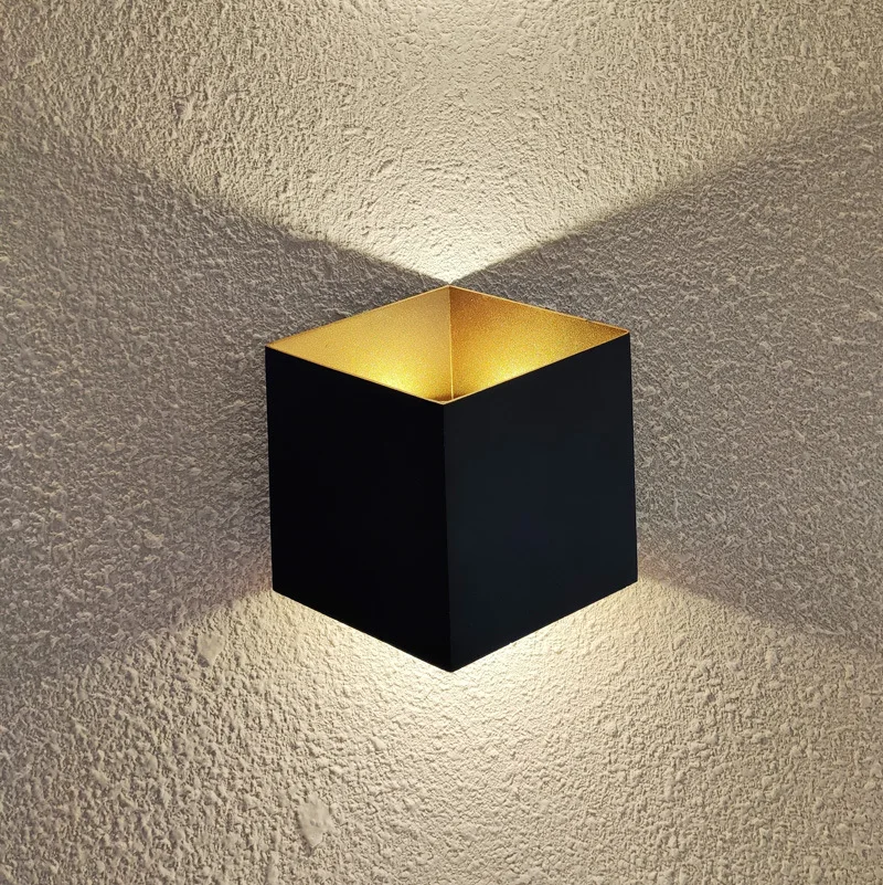 Скандинавский светодиодный настенный светильник алюминиевый водонепроницаемый