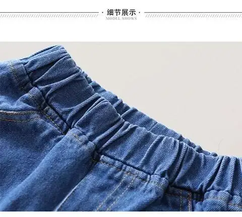 

Spring/Autumn Girls' Trousers New Baby Jeans Trousers Middle-aged Children's Loose Pants Teenagers Trousers