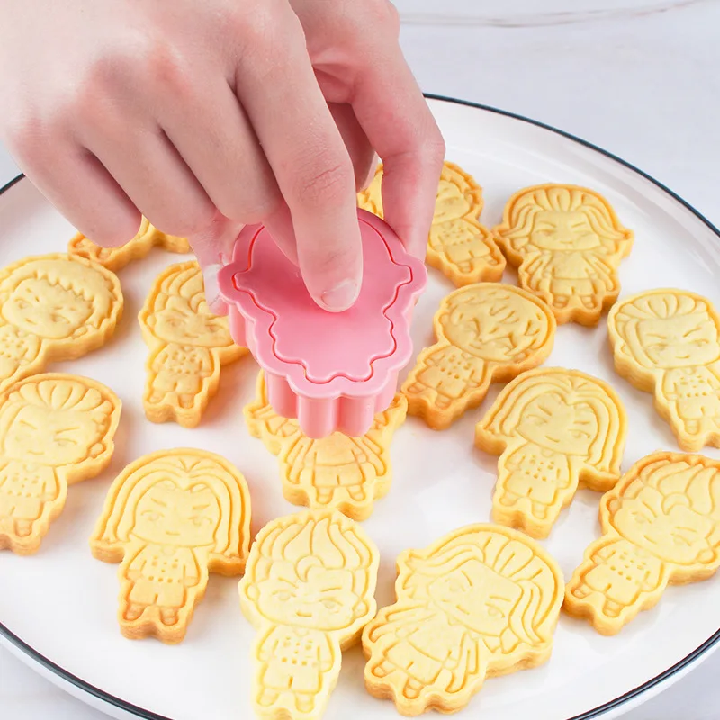 6pcs/set 3D Anime Tokyo Revengers Cookie Cutters Biscuit Mold Baking Cake Party Decorating Tools Press Cutter | Дом и сад