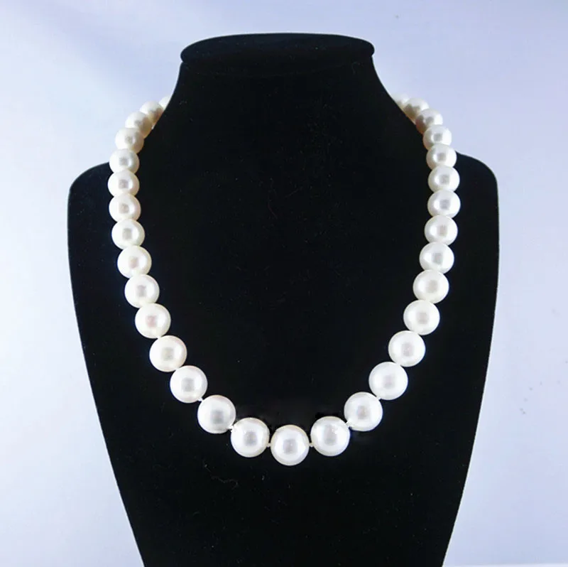 MADALENA SARARA ELEGANTE AAAA 8 мм пресноводный жемчуг ожерелье MD-NK-001012