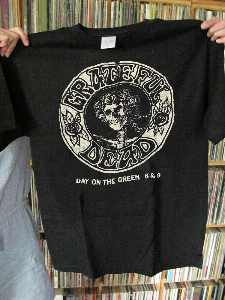 1976 Grateful Dead Day On The Green винтажная концертная футболка 70s 1970s|Мужские футболки| |